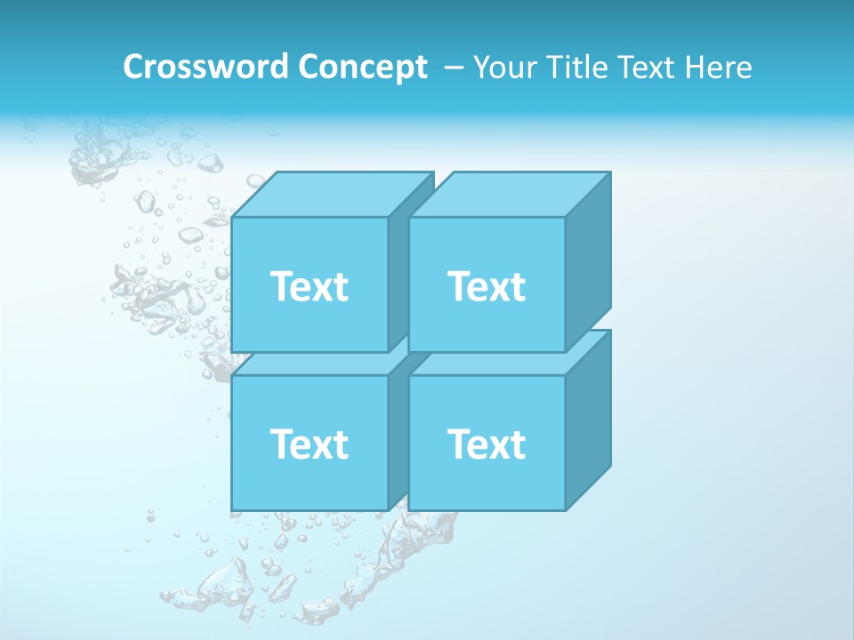 A Blue And White Water Powerpoint Presentation PowerPoint Template