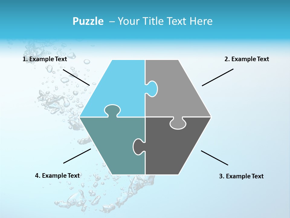 A Blue And White Water Powerpoint Presentation PowerPoint Template