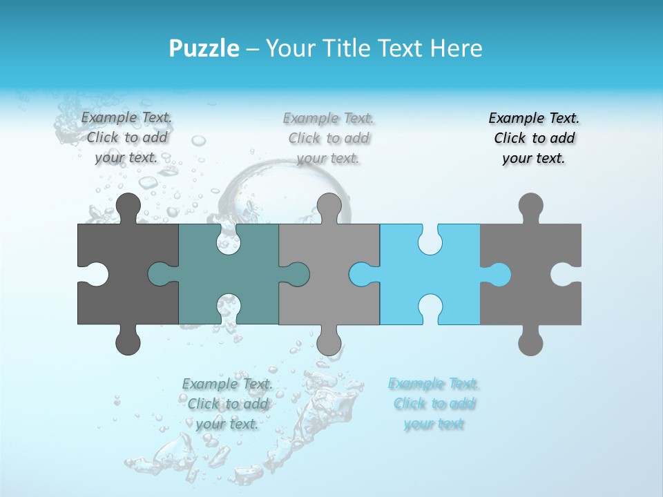 A Blue And White Water Powerpoint Presentation PowerPoint Template