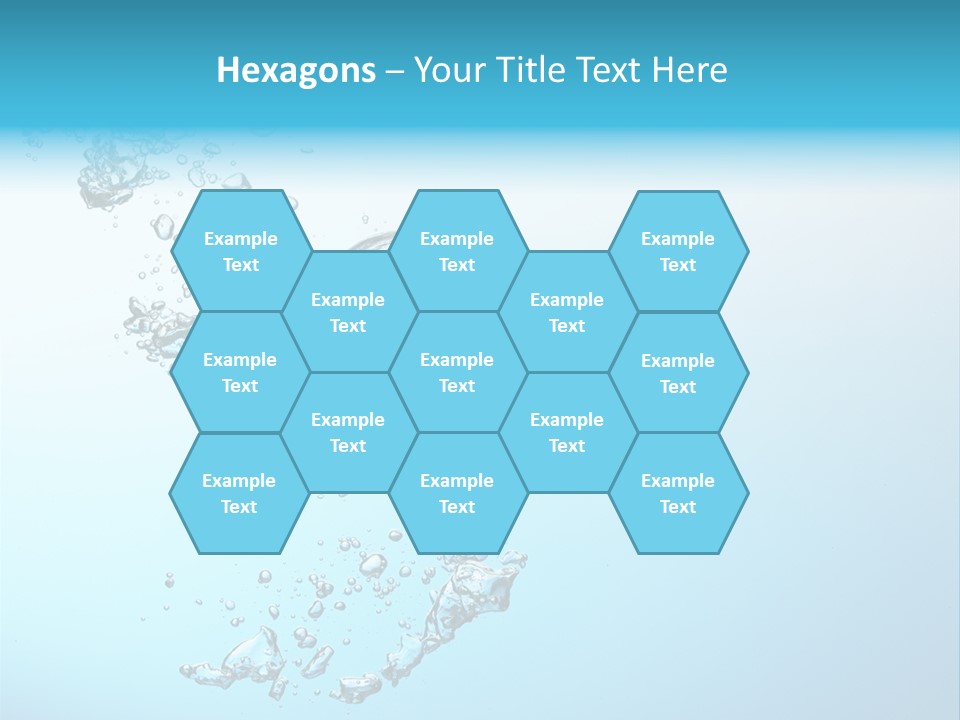 A Blue And White Water Powerpoint Presentation PowerPoint Template