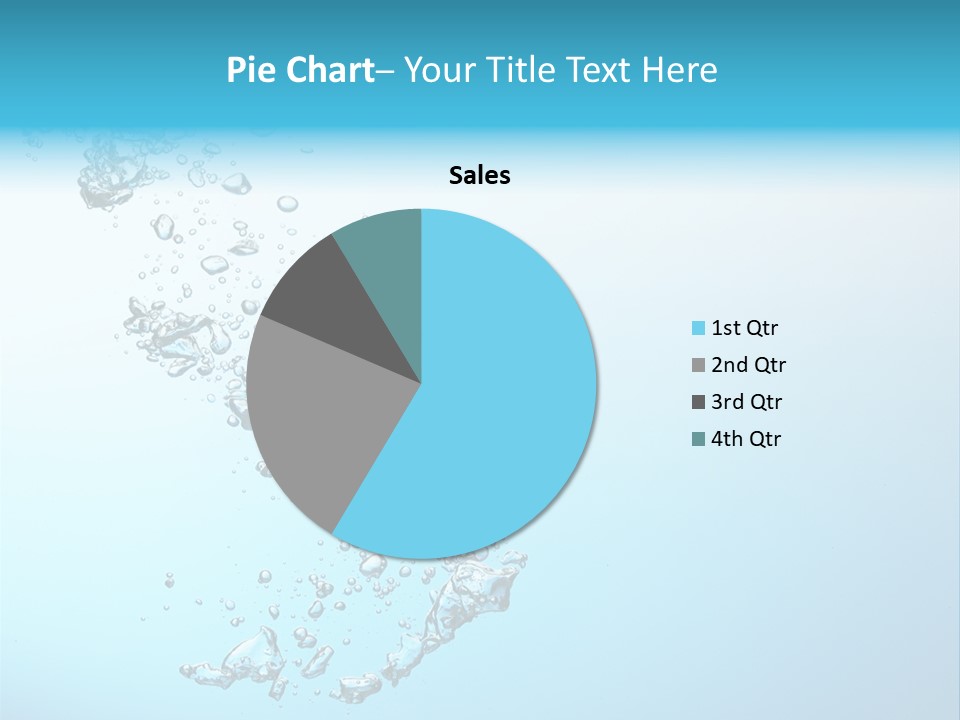 A Blue And White Water Powerpoint Presentation PowerPoint Template