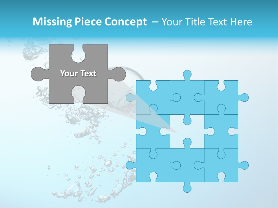 A Blue And White Water Powerpoint Presentation PowerPoint Template