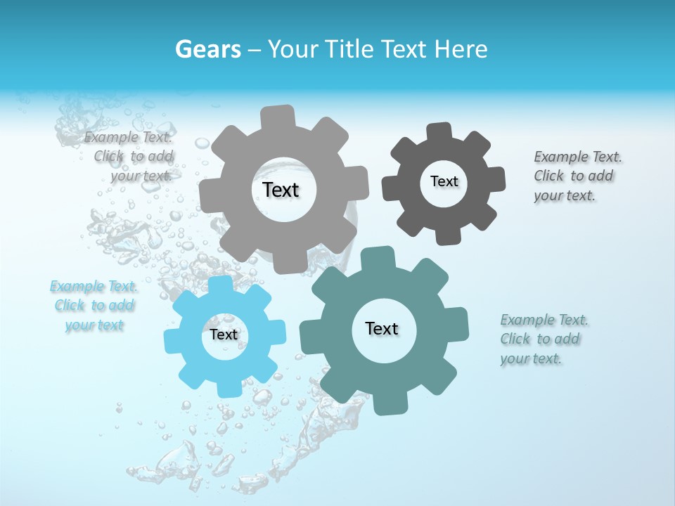 A Blue And White Water Powerpoint Presentation PowerPoint Template