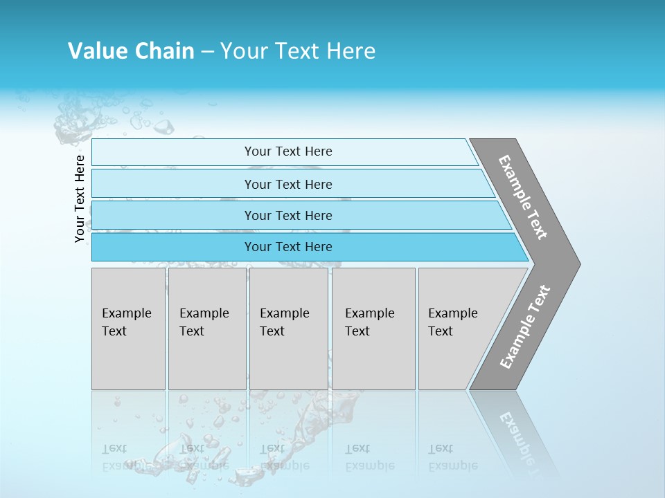 A Blue And White Water Powerpoint Presentation PowerPoint Template