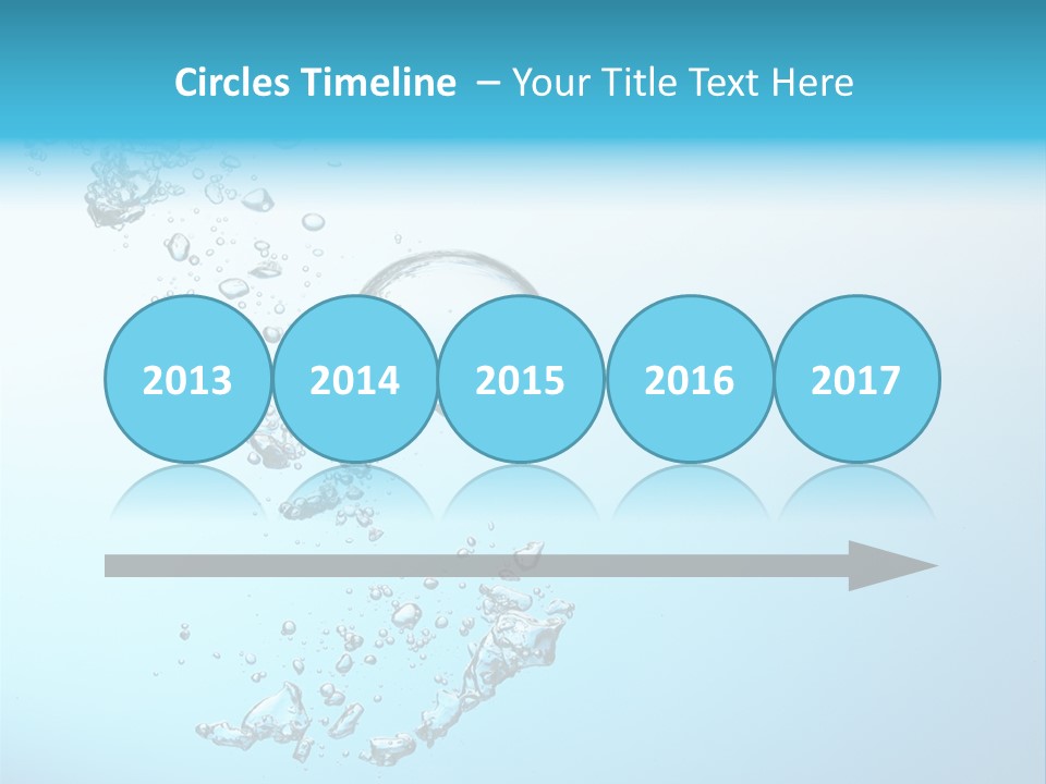 A Blue And White Water Powerpoint Presentation PowerPoint Template