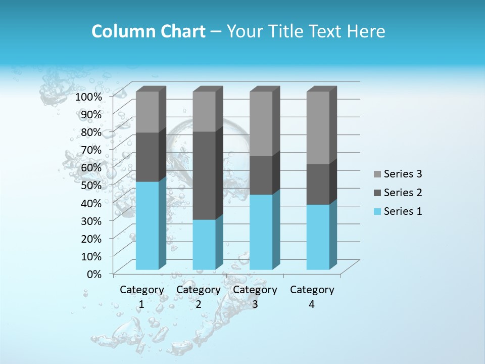 A Blue And White Water Powerpoint Presentation PowerPoint Template