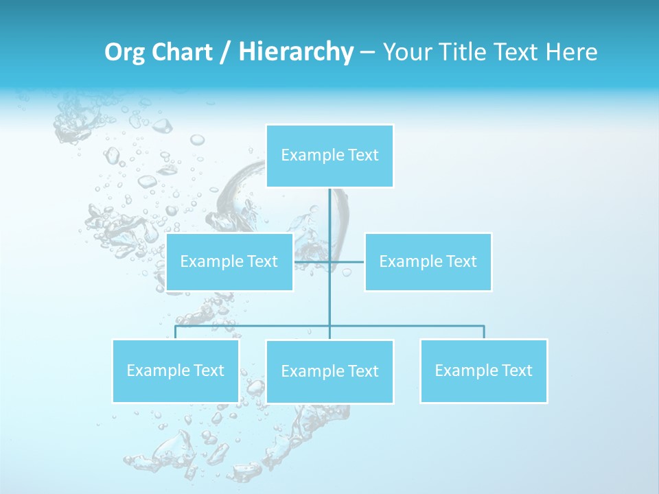 A Blue And White Water Powerpoint Presentation PowerPoint Template