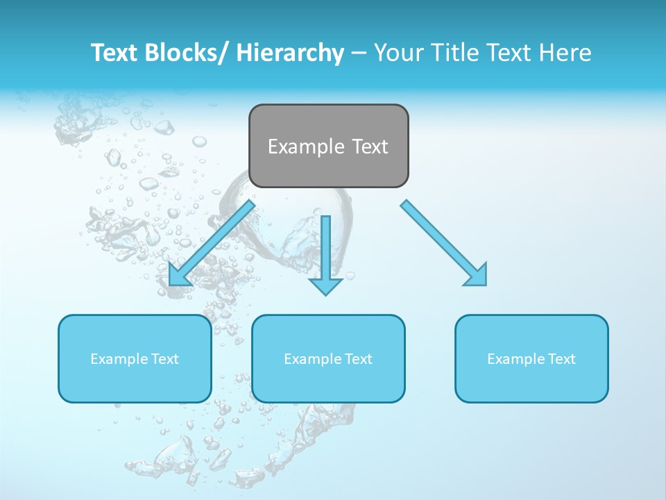 A Blue And White Water Powerpoint Presentation PowerPoint Template