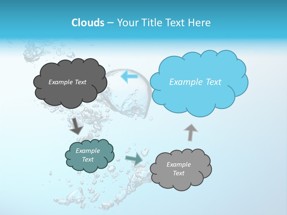A Blue And White Water Powerpoint Presentation PowerPoint Template