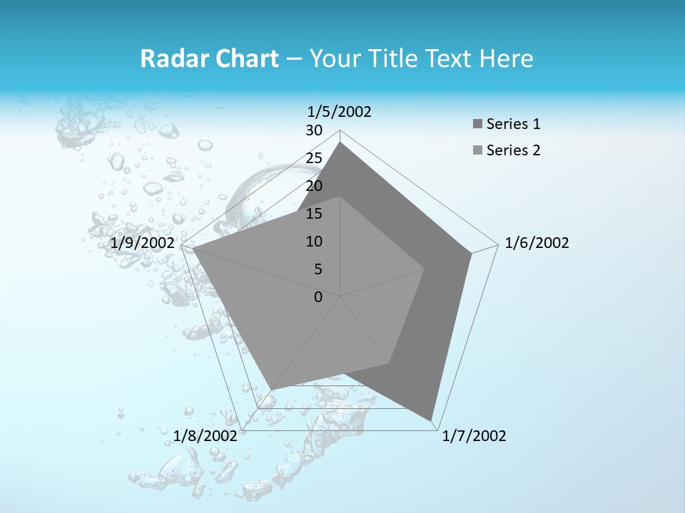 A Blue And White Water Powerpoint Presentation PowerPoint Template