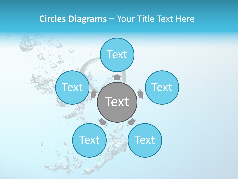 A Blue And White Water Powerpoint Presentation PowerPoint Template