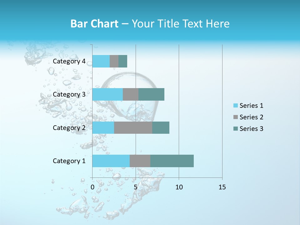 A Blue And White Water Powerpoint Presentation PowerPoint Template