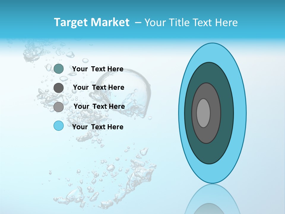 A Blue And White Water Powerpoint Presentation PowerPoint Template