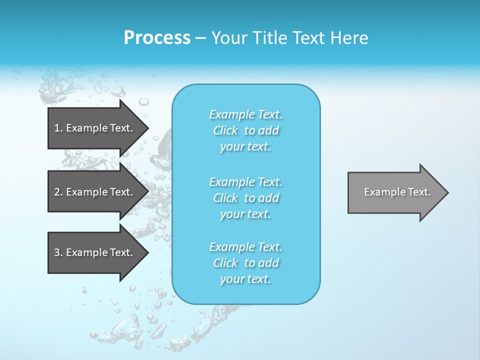 A Blue And White Water Powerpoint Presentation PowerPoint Template