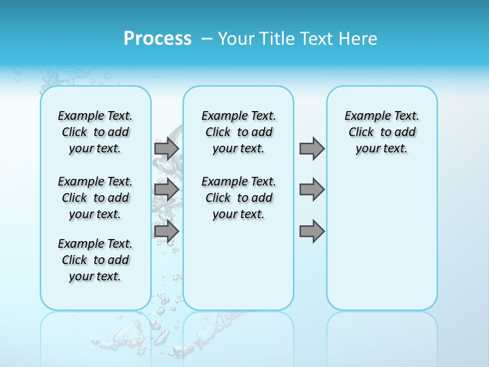 A Blue And White Water Powerpoint Presentation PowerPoint Template