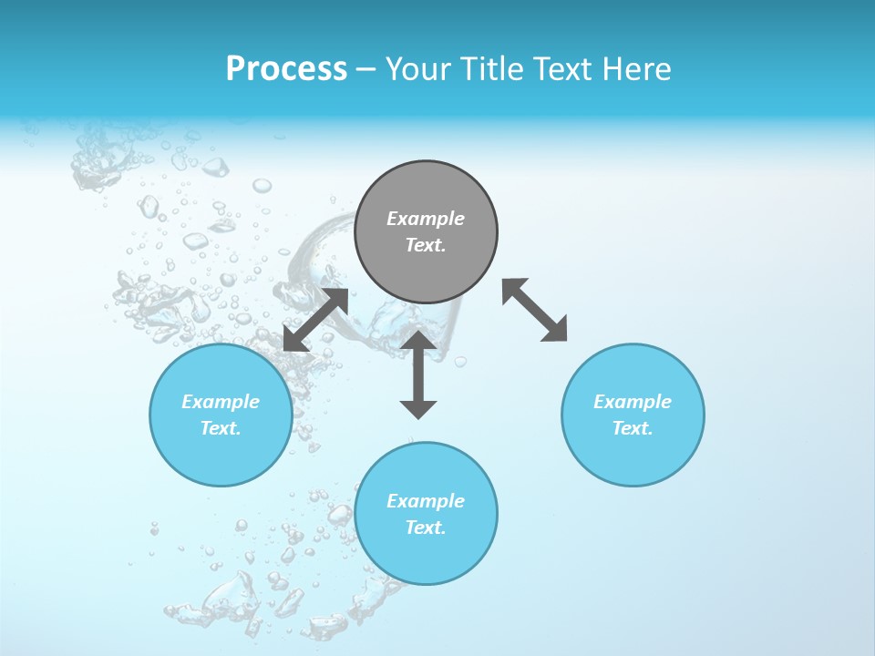 A Blue And White Water Powerpoint Presentation PowerPoint Template