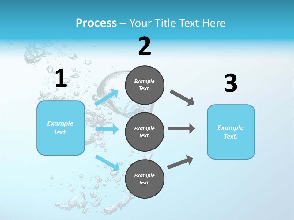 A Blue And White Water Powerpoint Presentation PowerPoint Template