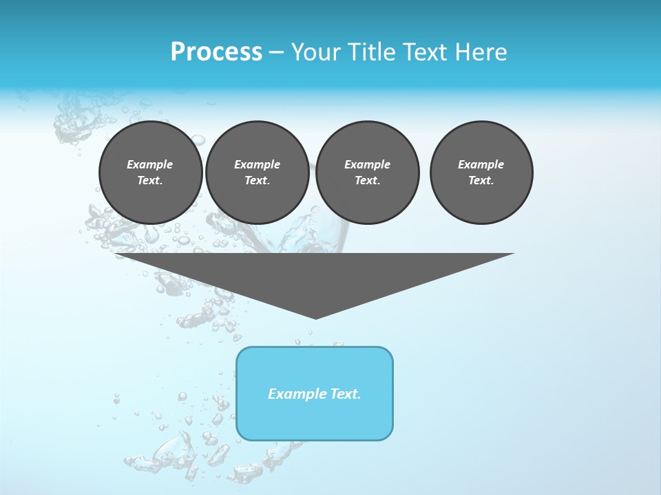 A Blue And White Water Powerpoint Presentation PowerPoint Template