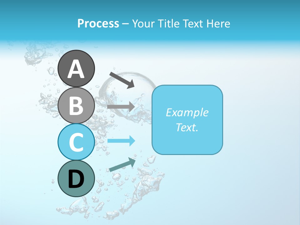 A Blue And White Water Powerpoint Presentation PowerPoint Template