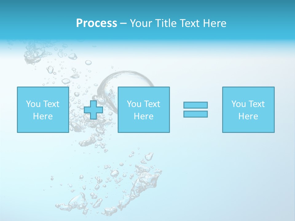 A Blue And White Water Powerpoint Presentation PowerPoint Template