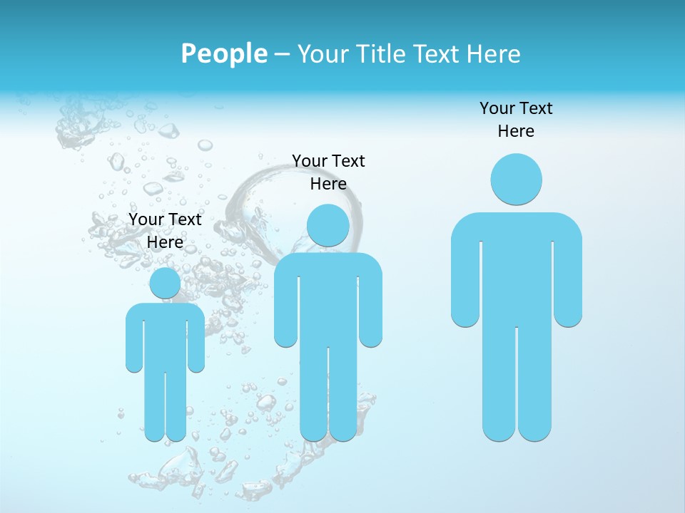 A Blue And White Water Powerpoint Presentation PowerPoint Template