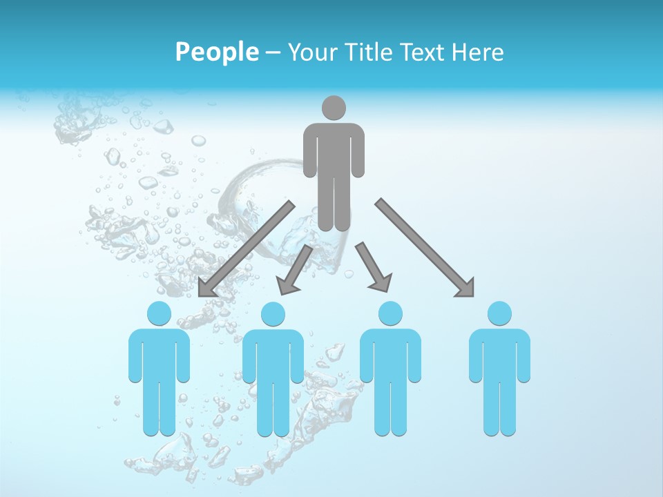 A Blue And White Water Powerpoint Presentation PowerPoint Template