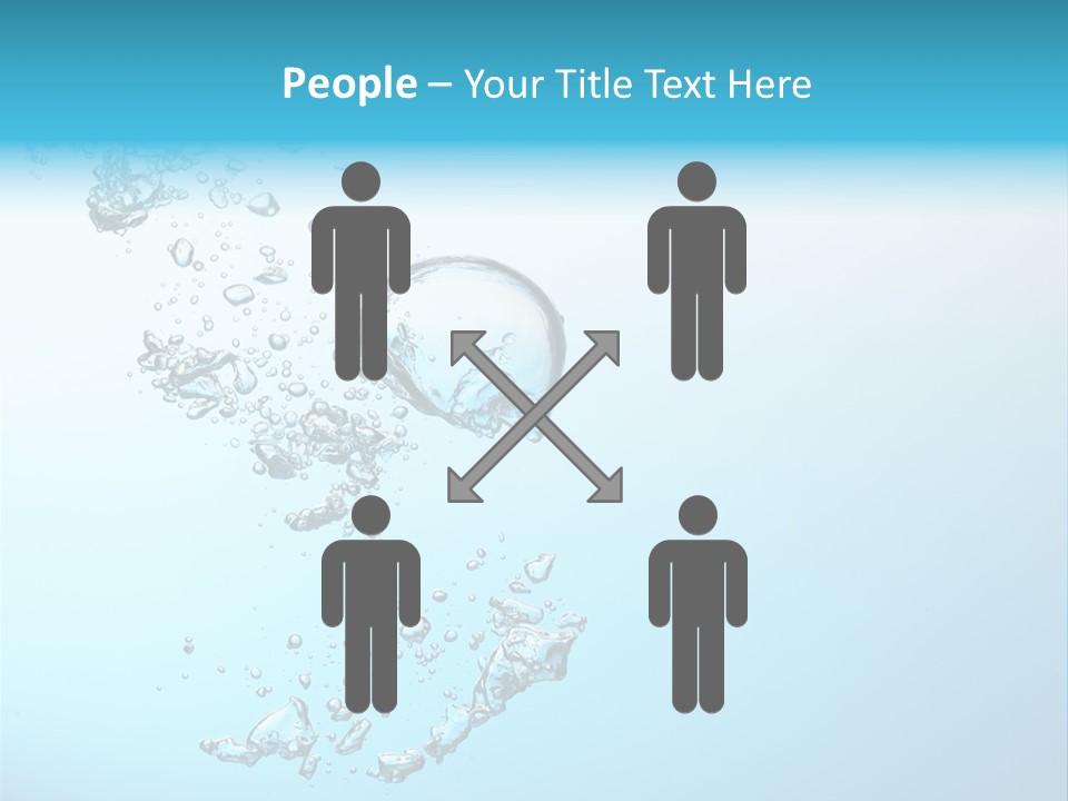 A Blue And White Water Powerpoint Presentation PowerPoint Template