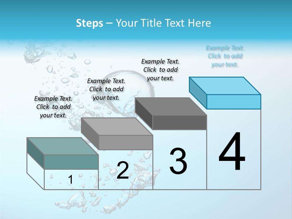 A Blue And White Water Powerpoint Presentation PowerPoint Template