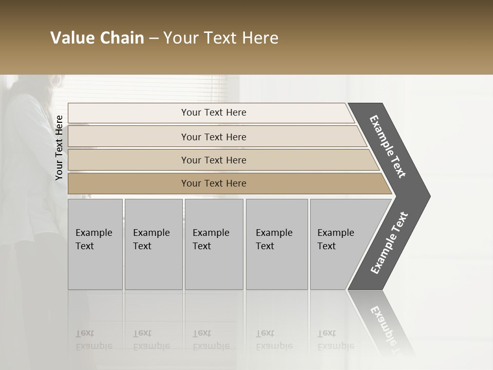 A Woman And Child Standing In Front Of A Window PowerPoint Template