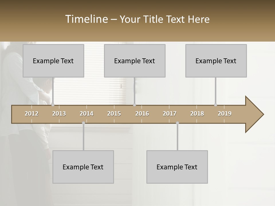A Woman And Child Standing In Front Of A Window PowerPoint Template