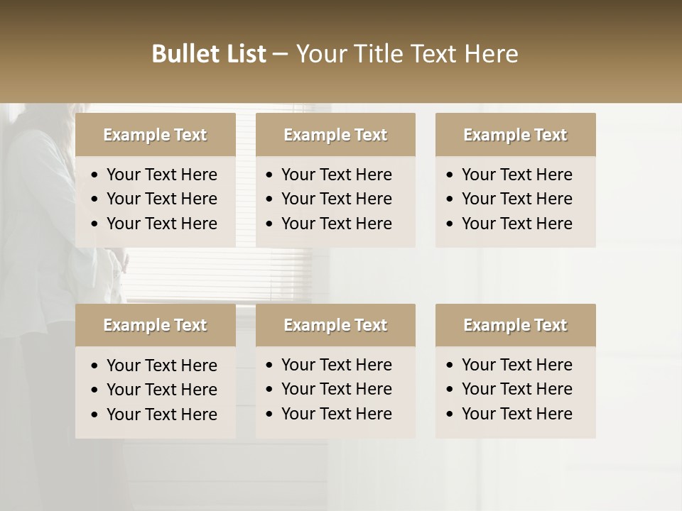 A Woman And Child Standing In Front Of A Window PowerPoint Template
