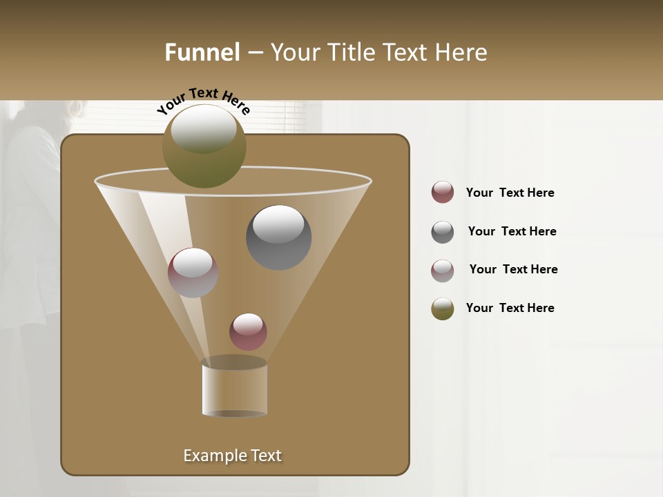 A Woman And Child Standing In Front Of A Window PowerPoint Template