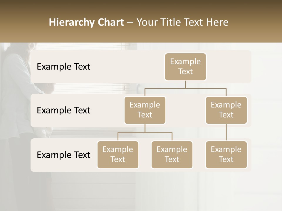 A Woman And Child Standing In Front Of A Window PowerPoint Template