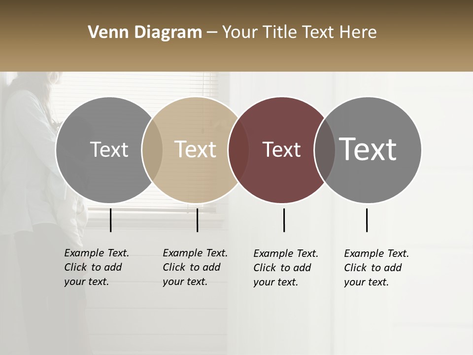 A Woman And Child Standing In Front Of A Window PowerPoint Template