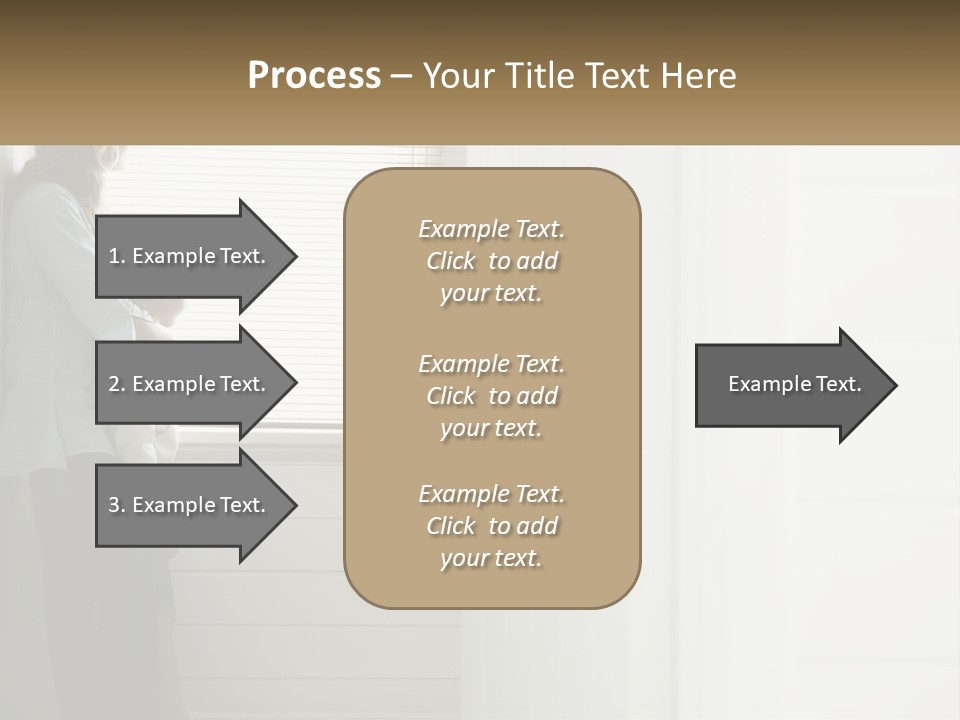 A Woman And Child Standing In Front Of A Window PowerPoint Template