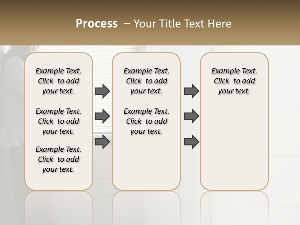 A Woman And Child Standing In Front Of A Window PowerPoint Template
