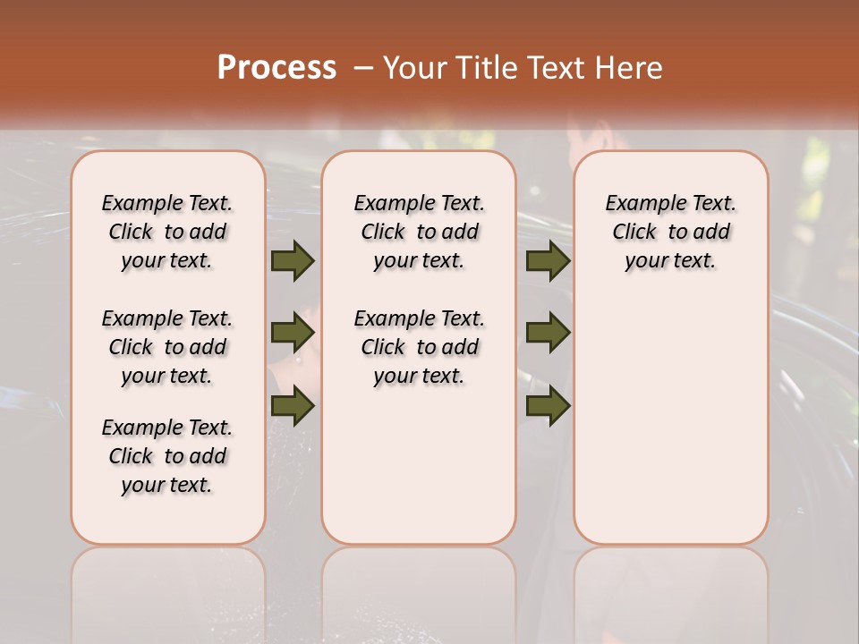 A Man In A Suit Shaking Hands With A Woman In A Car PowerPoint Template