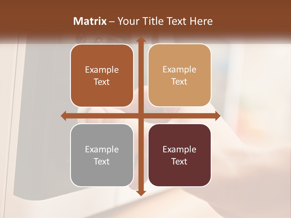 A Person Pressing Buttons On A Microwave PowerPoint Template
