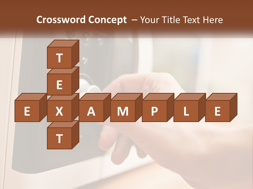 A Person Pressing Buttons On A Microwave PowerPoint Template