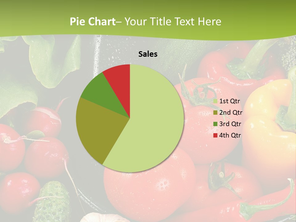 A Bunch Of Different Types Of Vegetables On A Table PowerPoint Template