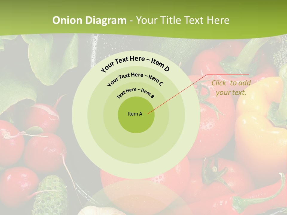 A Bunch Of Different Types Of Vegetables On A Table PowerPoint Template
