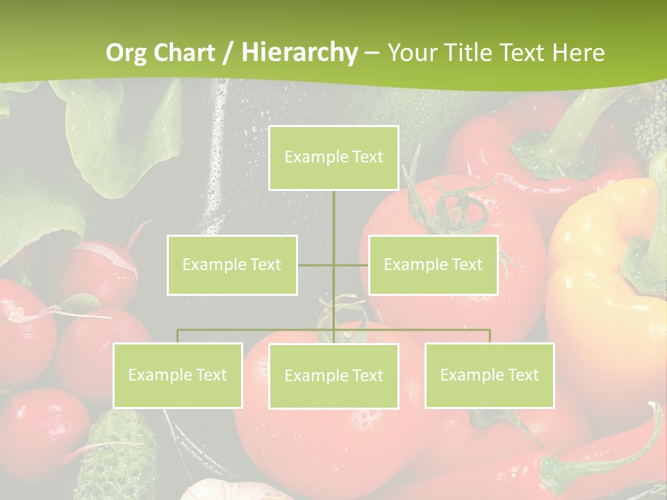 A Bunch Of Different Types Of Vegetables On A Table PowerPoint Template