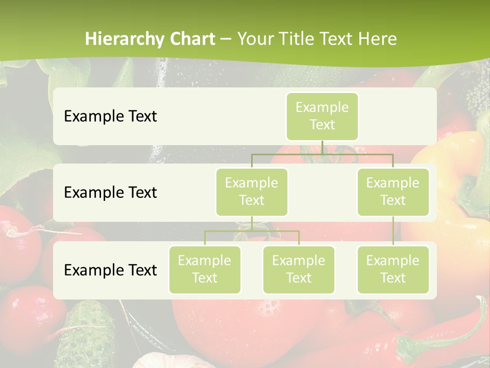 A Bunch Of Different Types Of Vegetables On A Table PowerPoint Template
