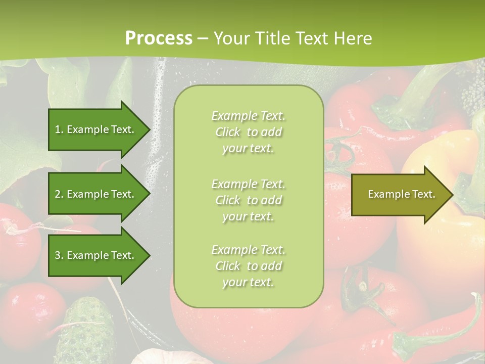 A Bunch Of Different Types Of Vegetables On A Table PowerPoint Template