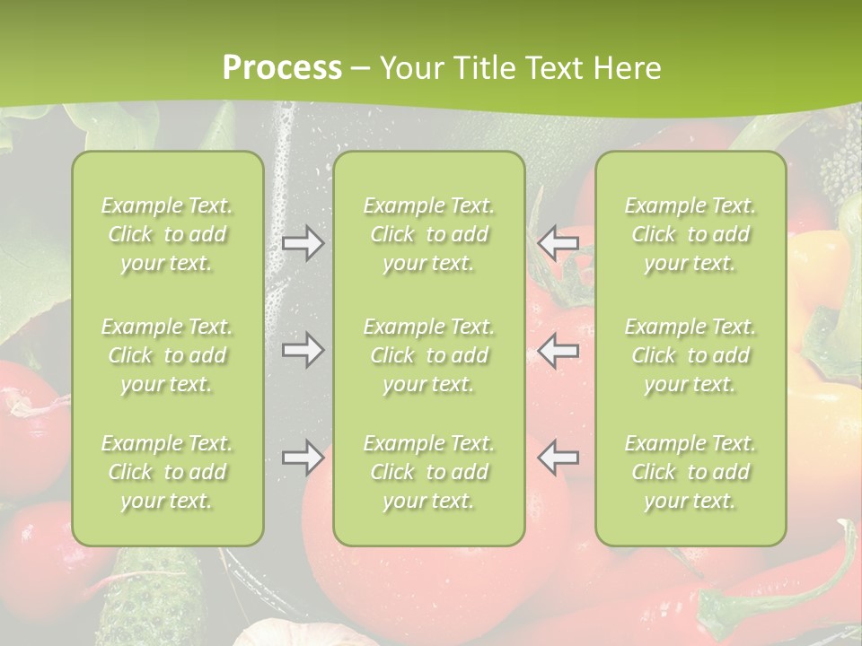A Bunch Of Different Types Of Vegetables On A Table PowerPoint Template