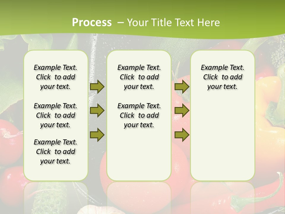 A Bunch Of Different Types Of Vegetables On A Table PowerPoint Template