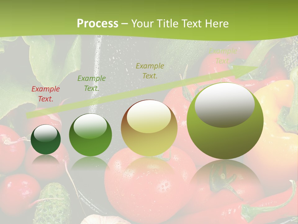 A Bunch Of Different Types Of Vegetables On A Table PowerPoint Template