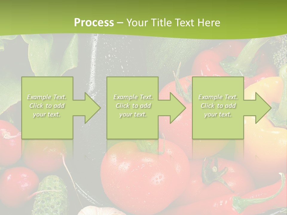 A Bunch Of Different Types Of Vegetables On A Table PowerPoint Template