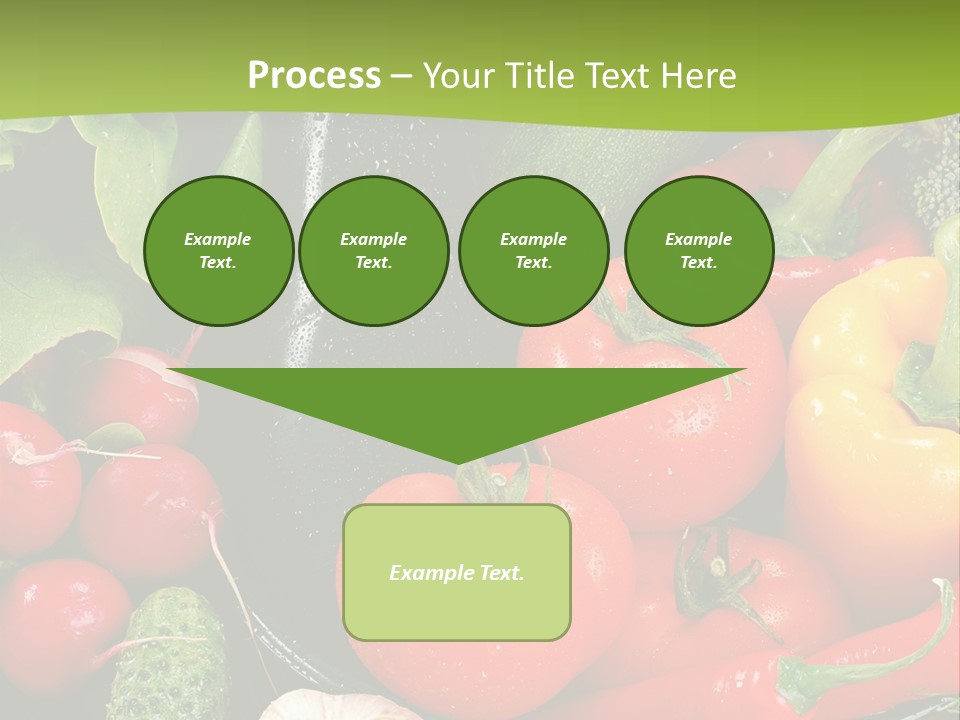 A Bunch Of Different Types Of Vegetables On A Table PowerPoint Template