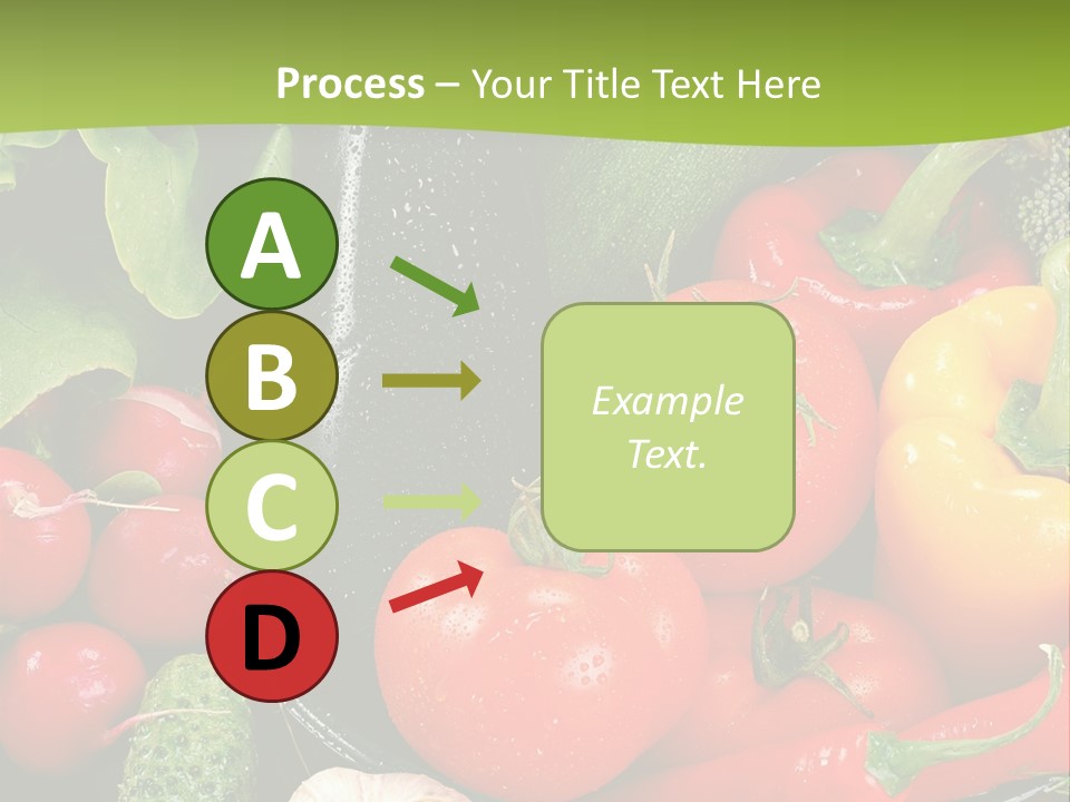A Bunch Of Different Types Of Vegetables On A Table PowerPoint Template